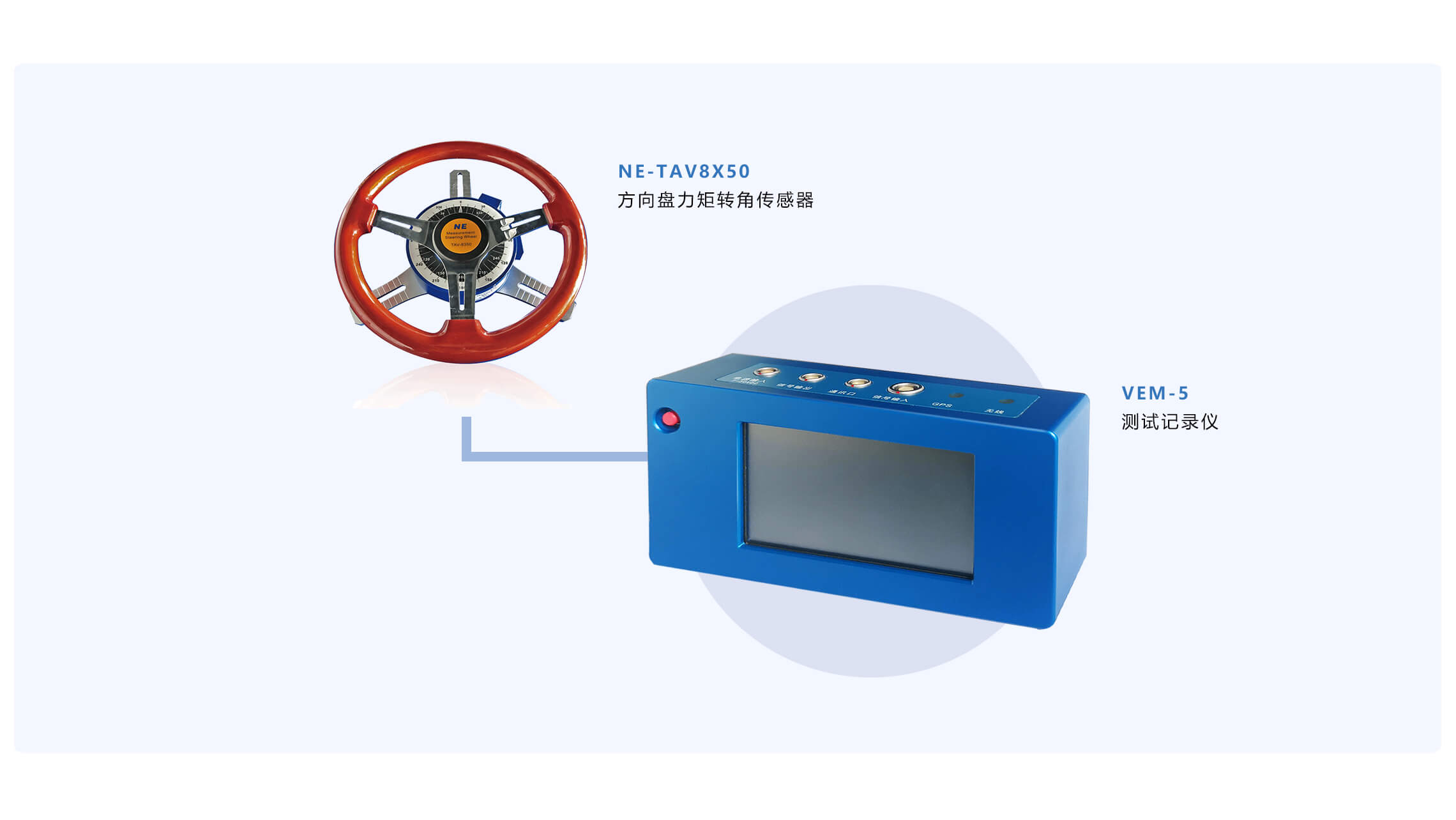 System configuration of steering force angle detector for force measuring steering wheel